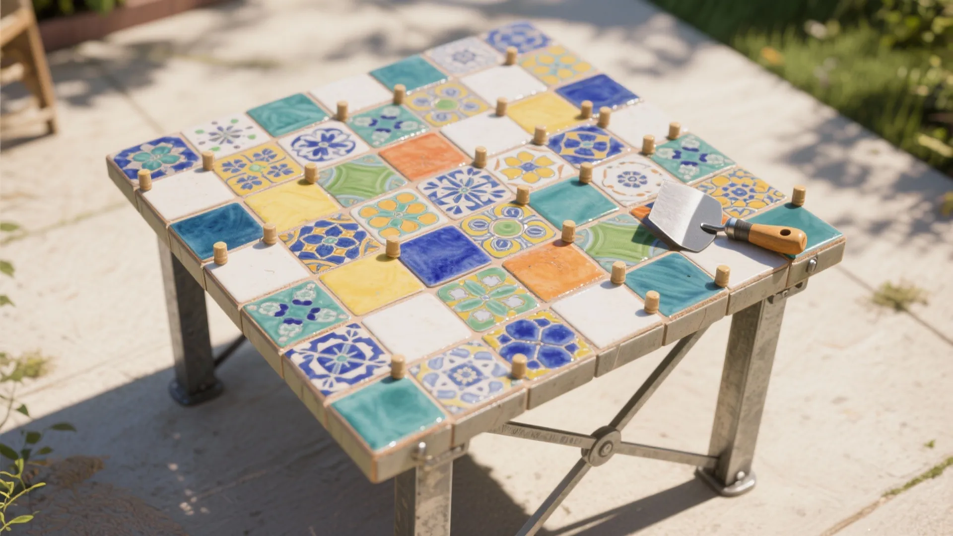 4. Tile Mosaic Top on a Ready Base