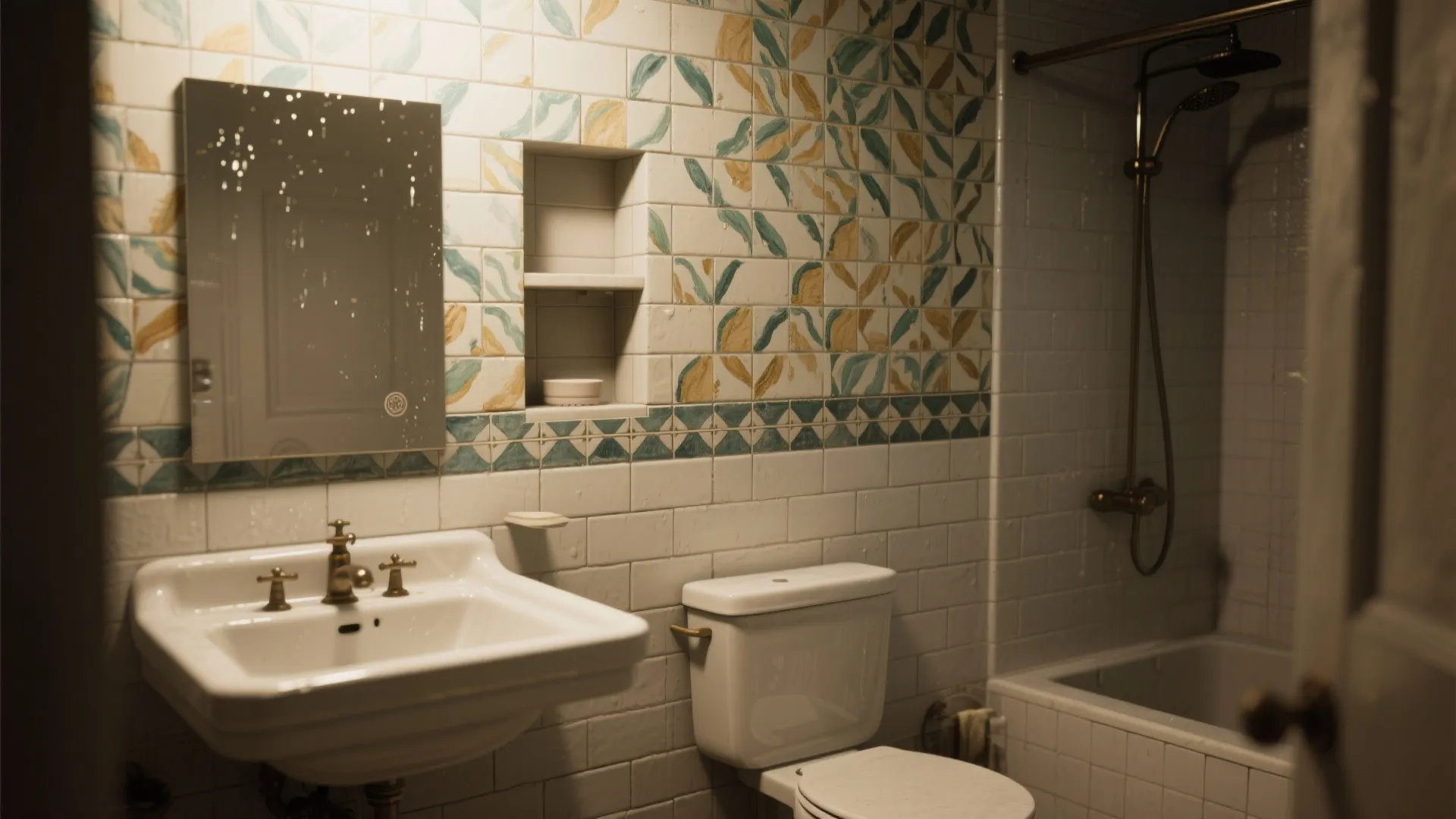 2. Statement Tile Mural