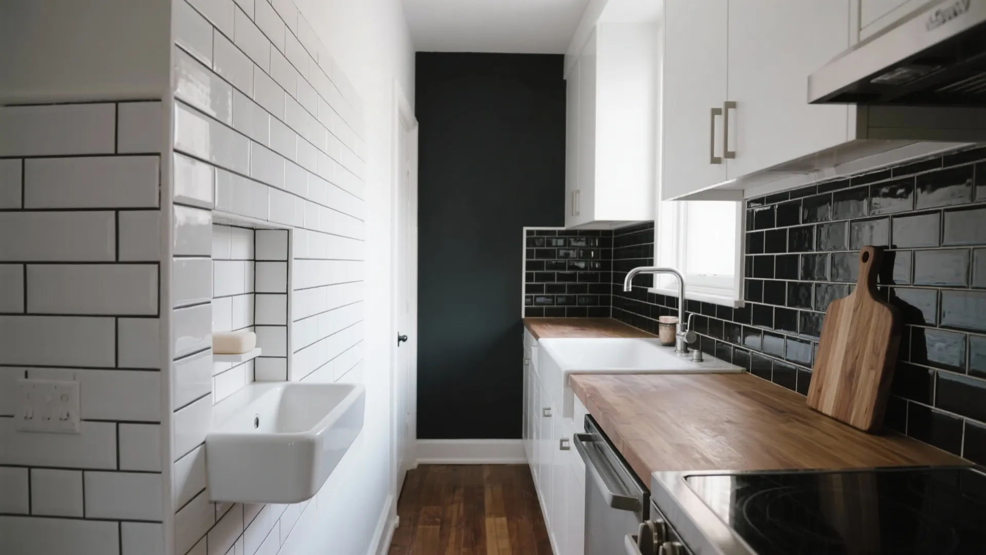 Idea 5: Tile + Paint Tag Team in Kitchens and Baths