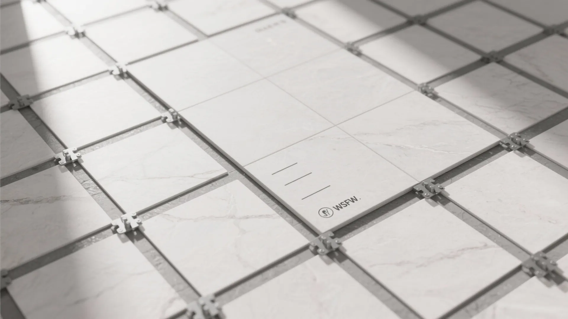 Large-Format Porcelain with Minimal Grout for Visual Calm