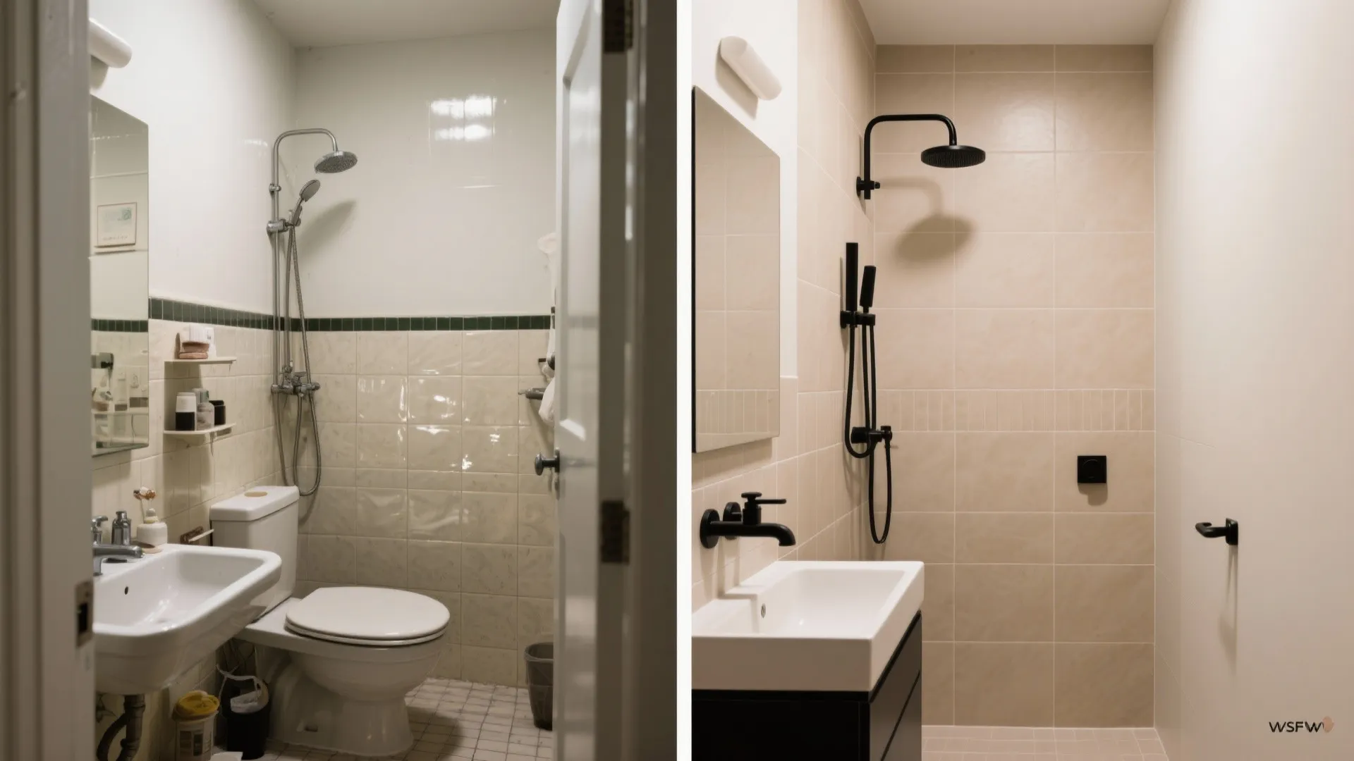 Textured tiles and warm neutrals