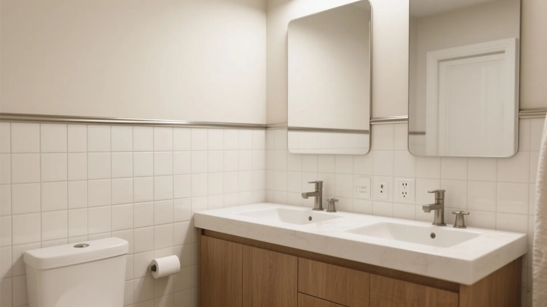 Tile Wainscoting: Half-Height Protection, Full-Height Style