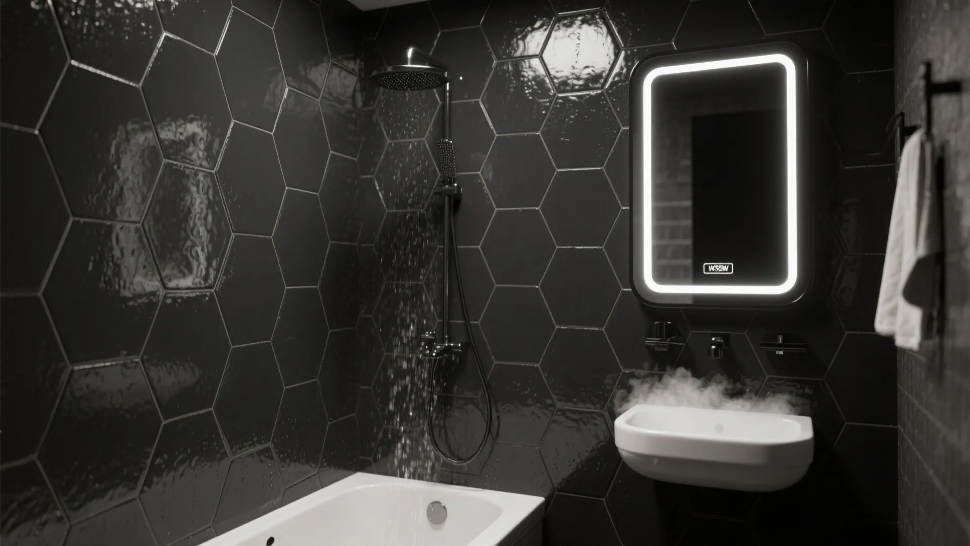 2. Statement Tile Wall