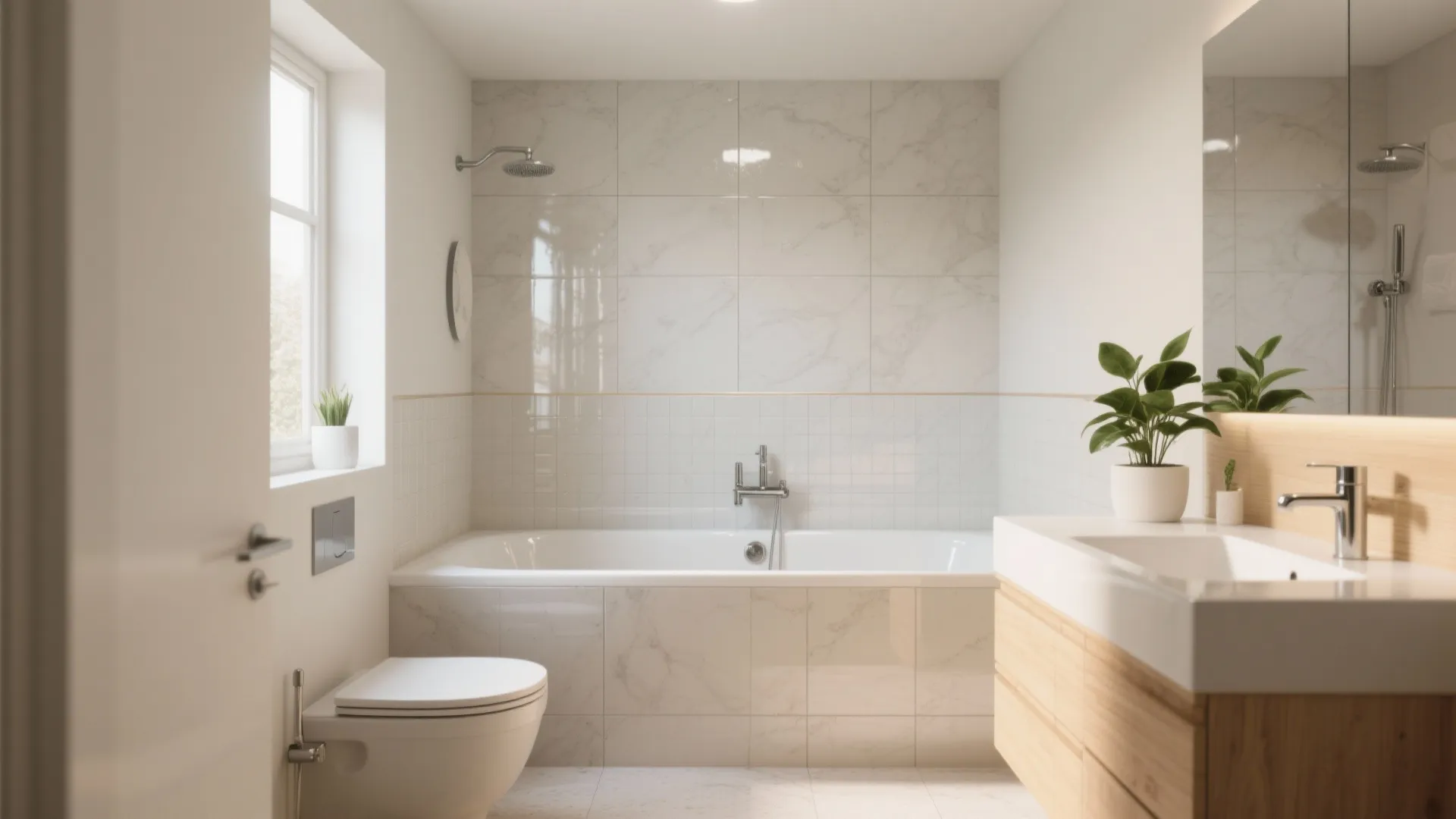 3. Conceal with tile or waterproof panels