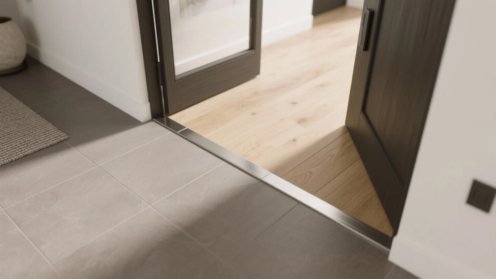 Seamless Transitions: Tile Meets Wood Without the Trip