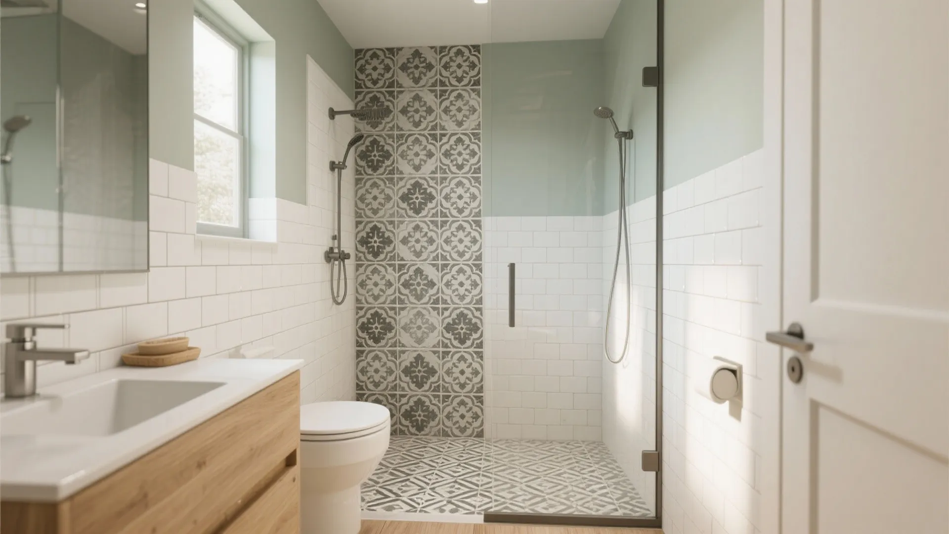 5) Tile zoning with a calm palette