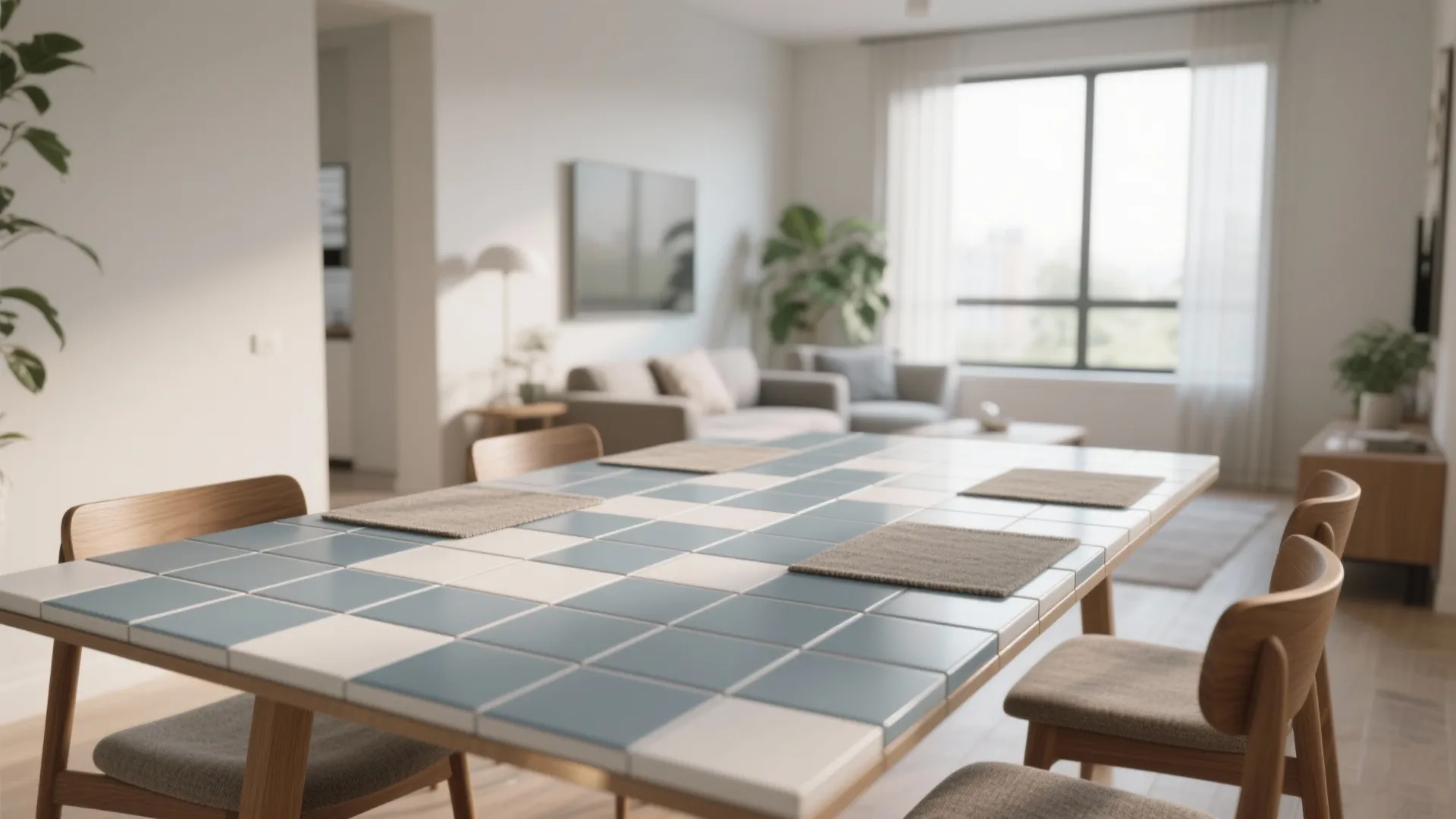 DIY Tile Table Top: Transform Your Space with Style: 1 Minute to Master the Art of Creating a DIY Tile Table Top