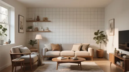 5 Tiled Wall Ideas for Small Living Rooms