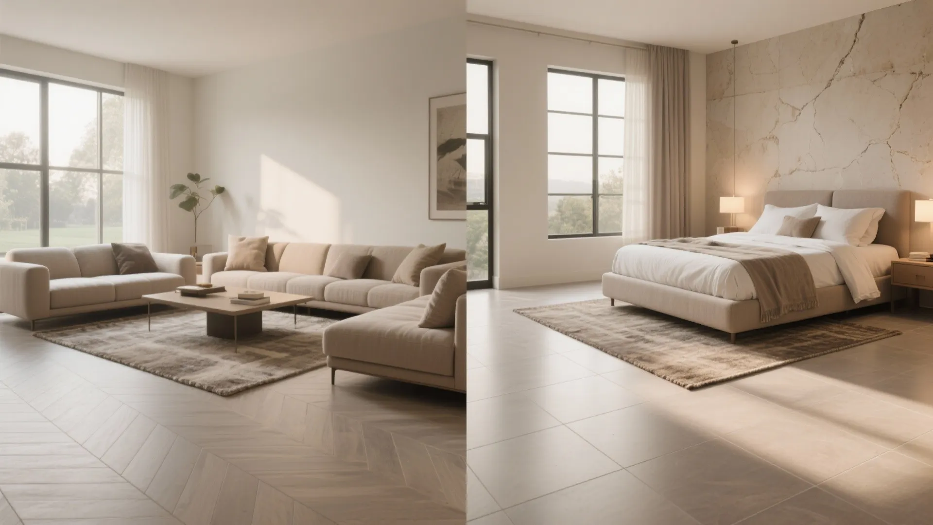 Living Room Bedroom Floor Tiles Design Ideas: 1 Minute to Stunning Living Spaces with Smart Tile Choices