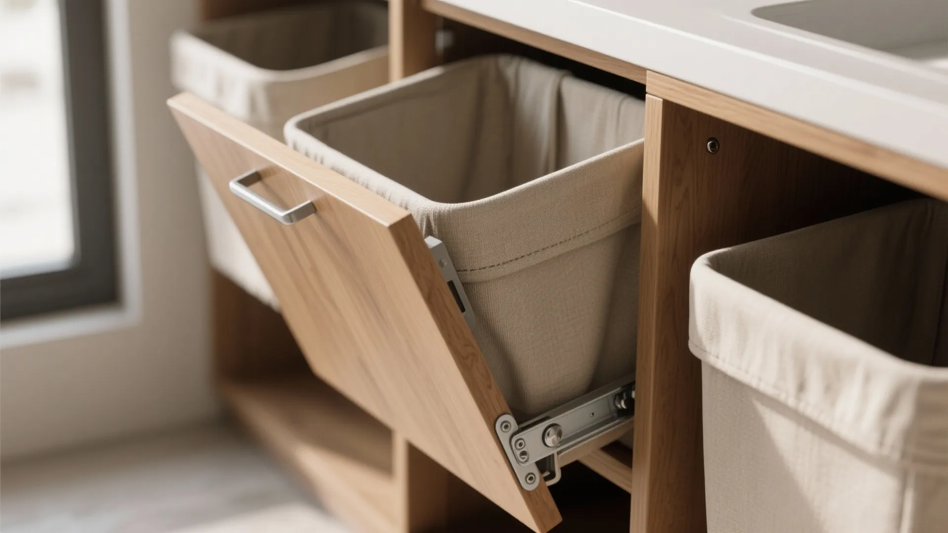 2. Tilt-Out Tilt-In Bins