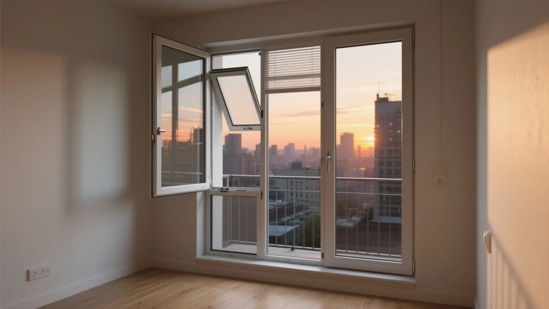 Tilt-and-turn windows for secure night air and easy cleaning