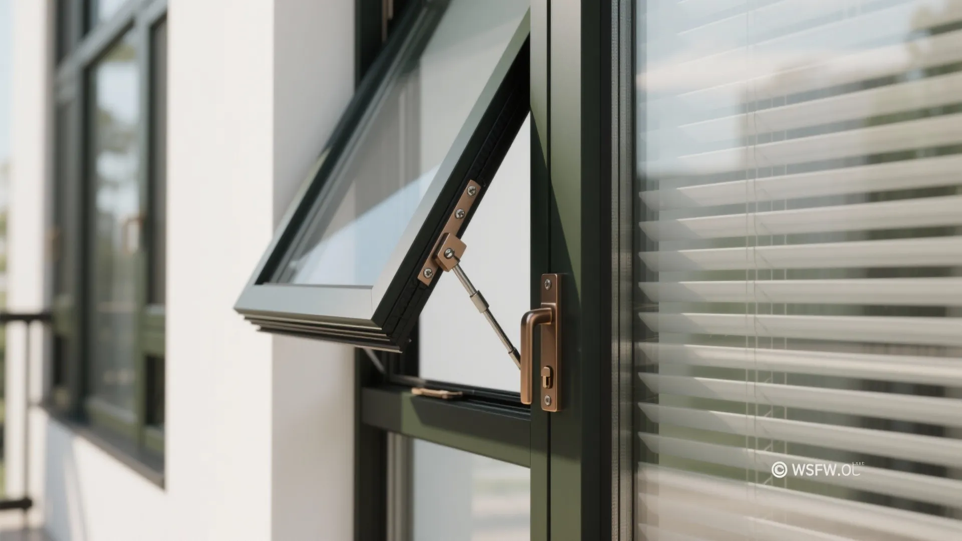 Idea 3: Mix ventilation with privacy—tilt-and-turn + fixed lite