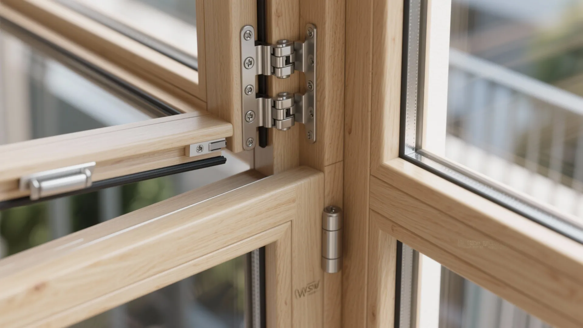 Tilt-and-Turn Wood Door for Flexible Ventilation