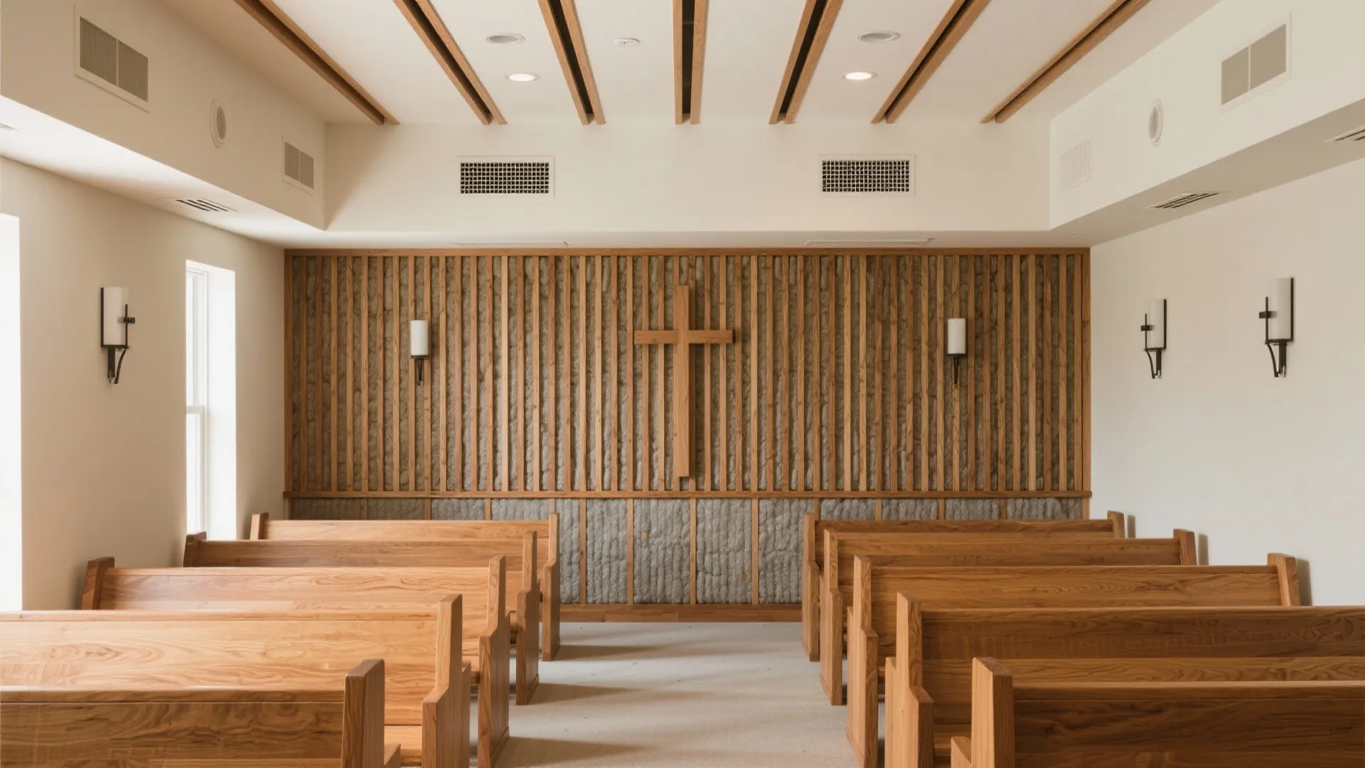 Acoustic Timber Paneling with Reverberation Control