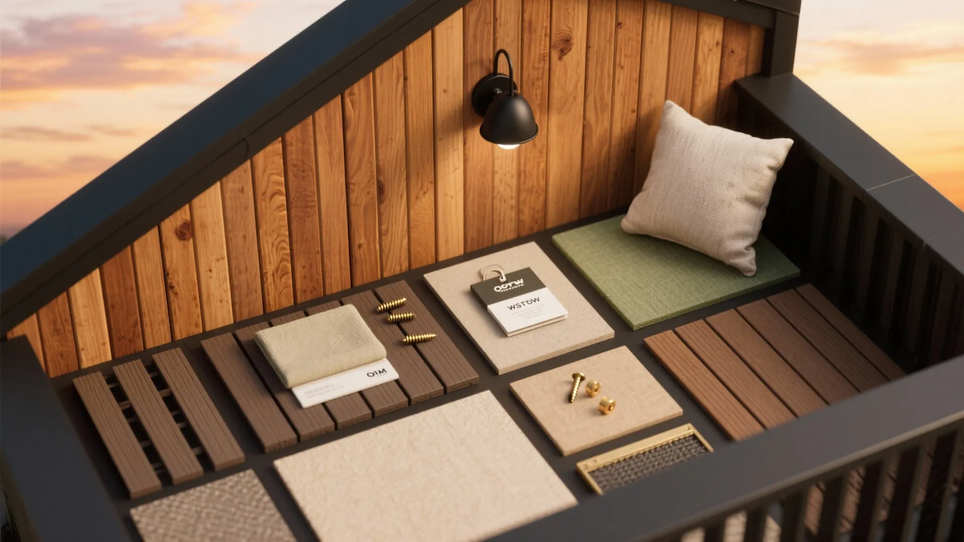 Warm Timber, Textured Decking, and Cozy Layers