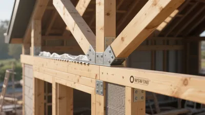 Wood Frame Construction Details with Metal Connectors