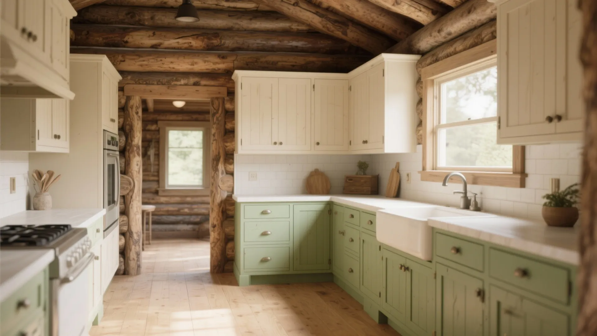 1. Keep the Timber, Lighten the Palette