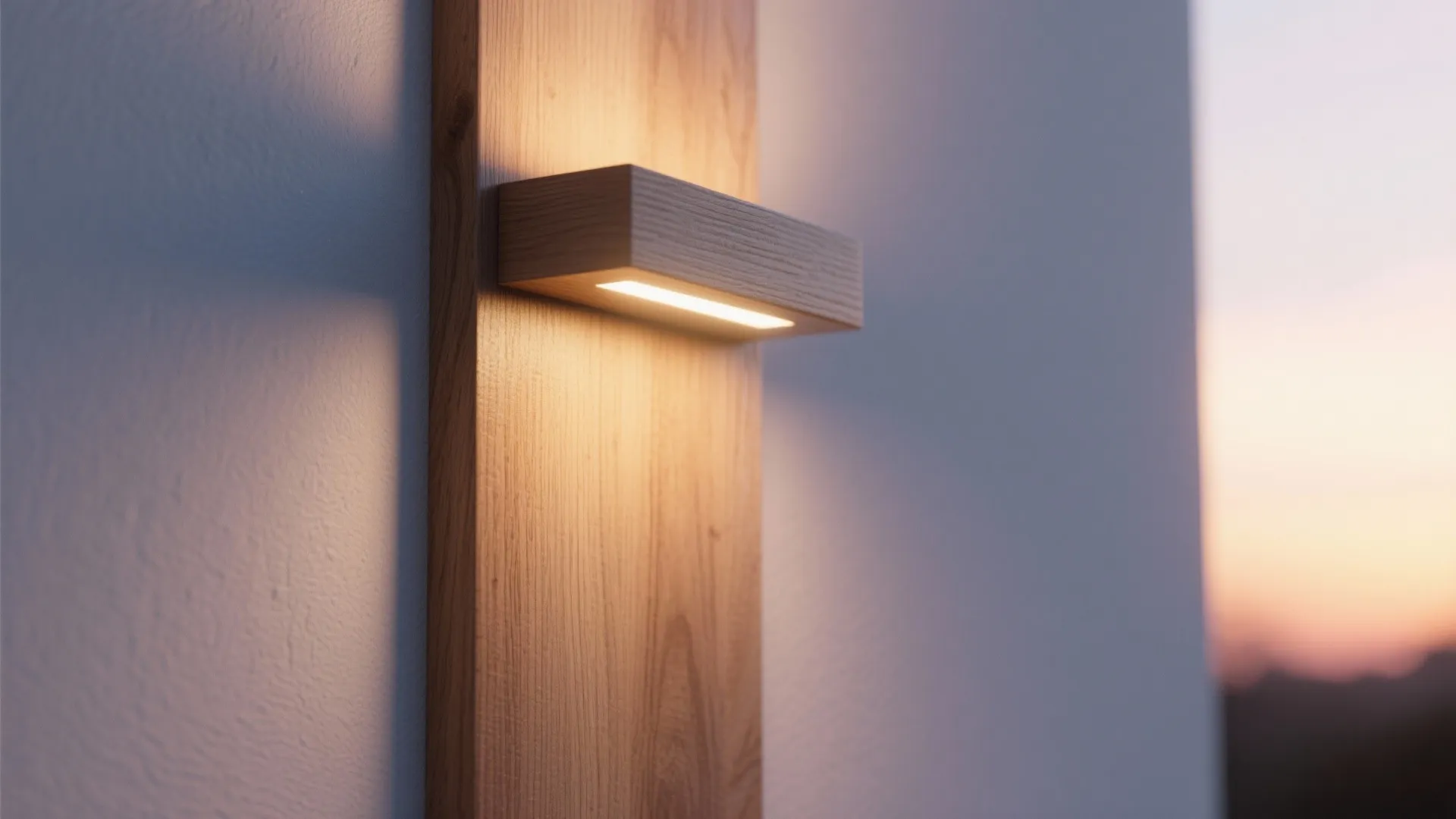 Timber Accents and Soft Lighting Layers