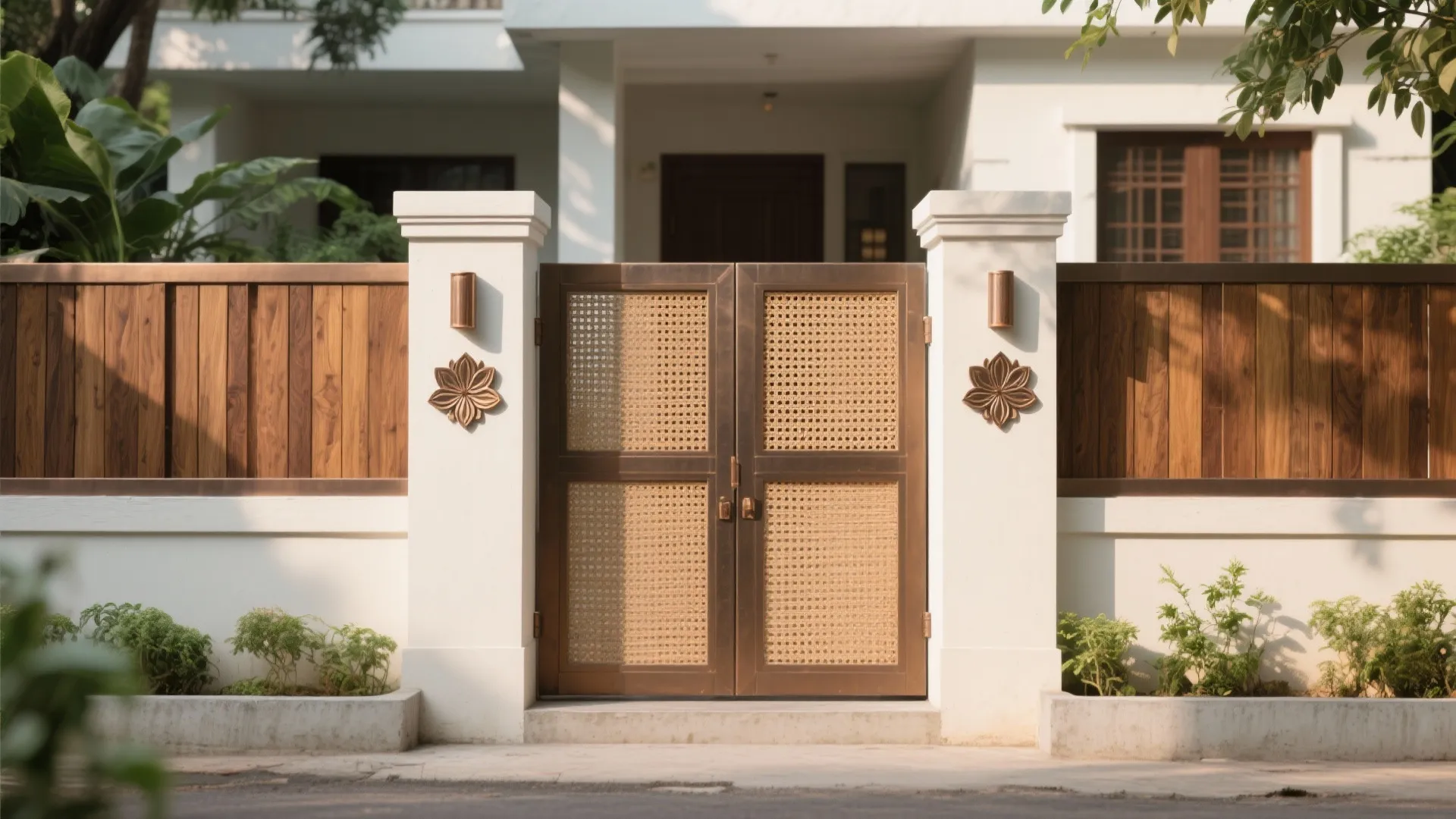 Timber-Look Frames and Traditional Motifs