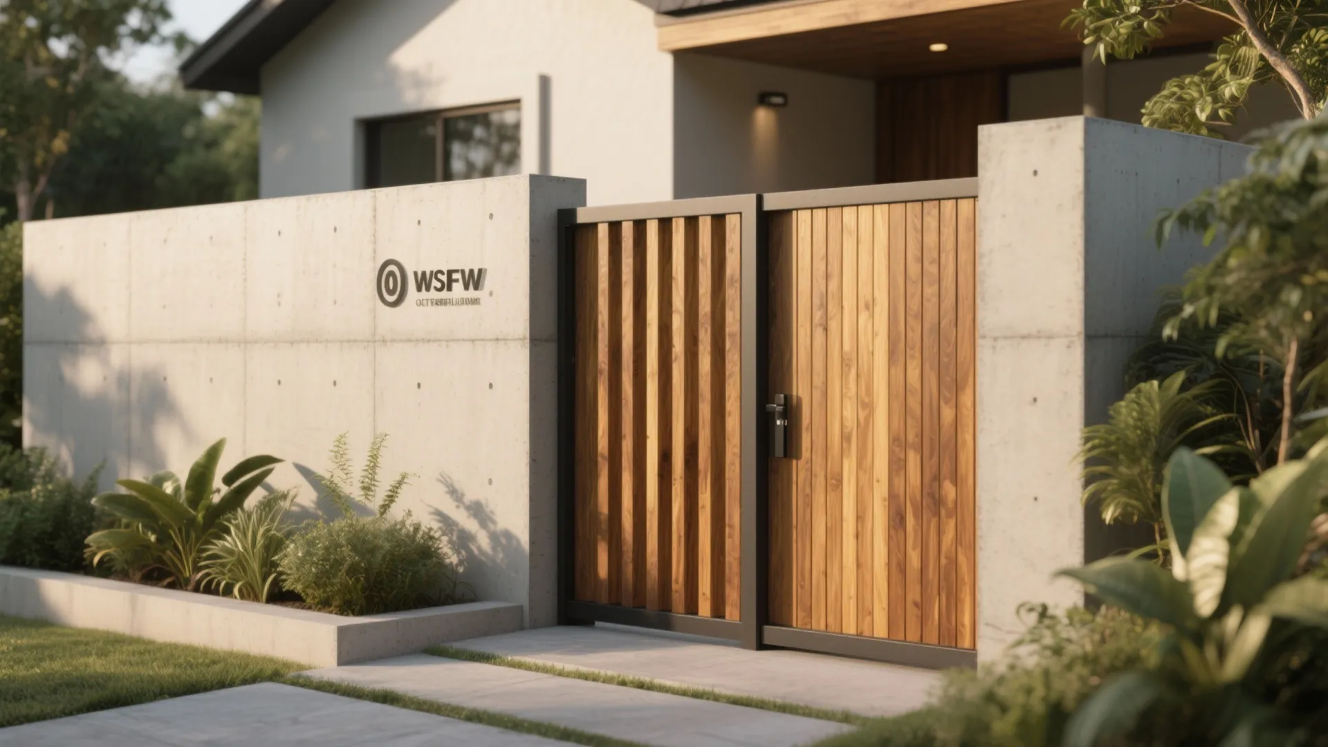 Clean Lines with Timber Accents for Modern Minimal