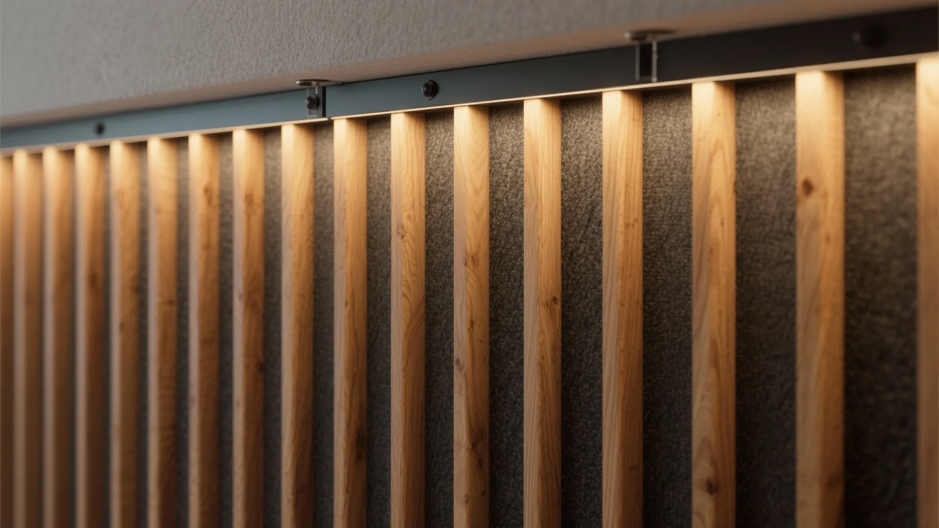 Acoustic Timber Slat Dividers