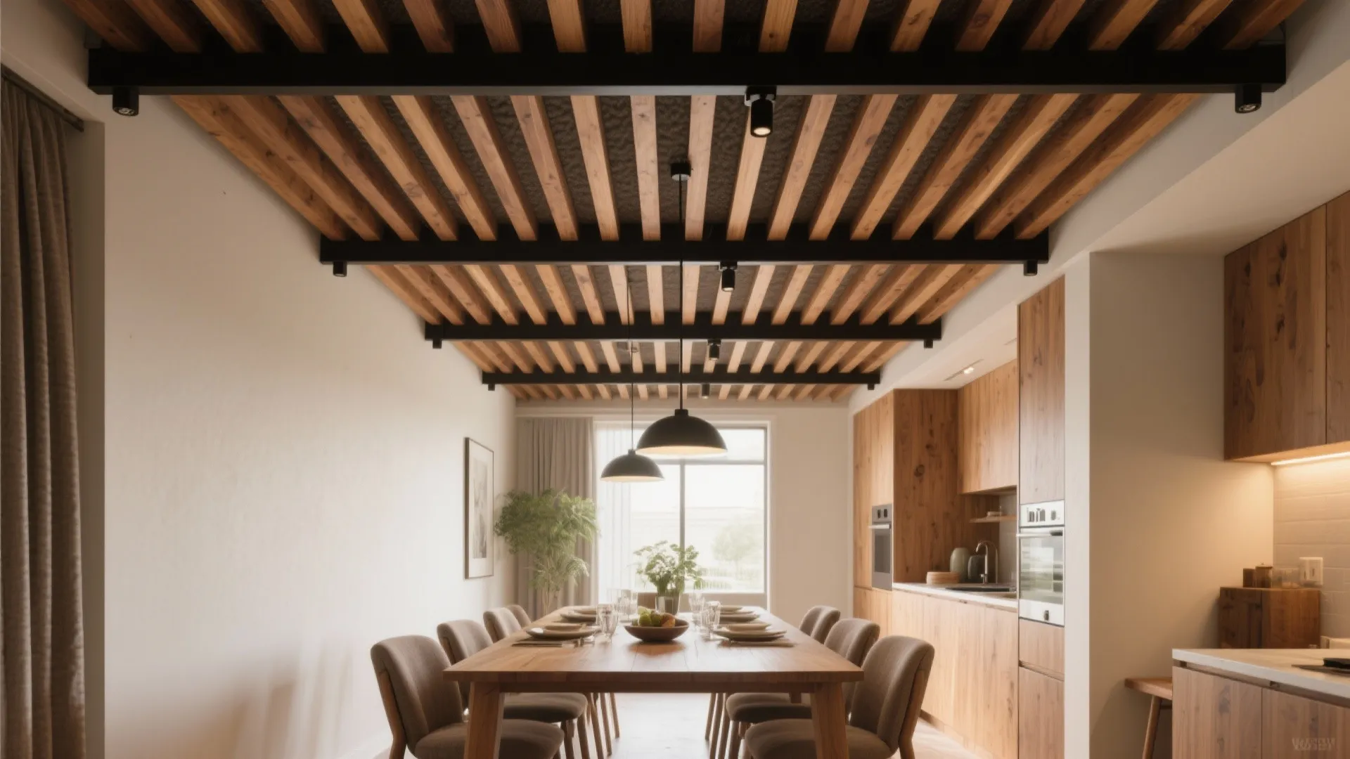 Timber Slat Rafts for Warmth and Acoustic Comfort