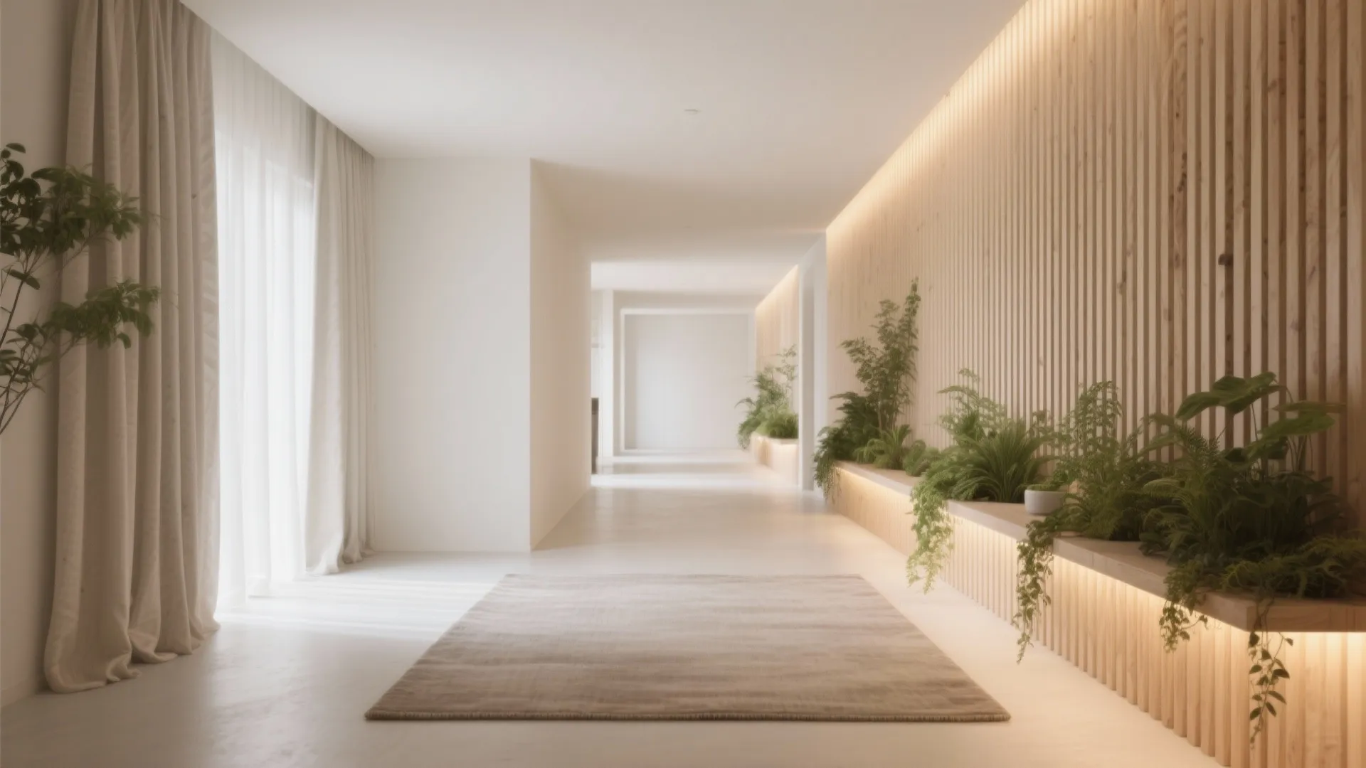 Timber Slats and Green Perimeters