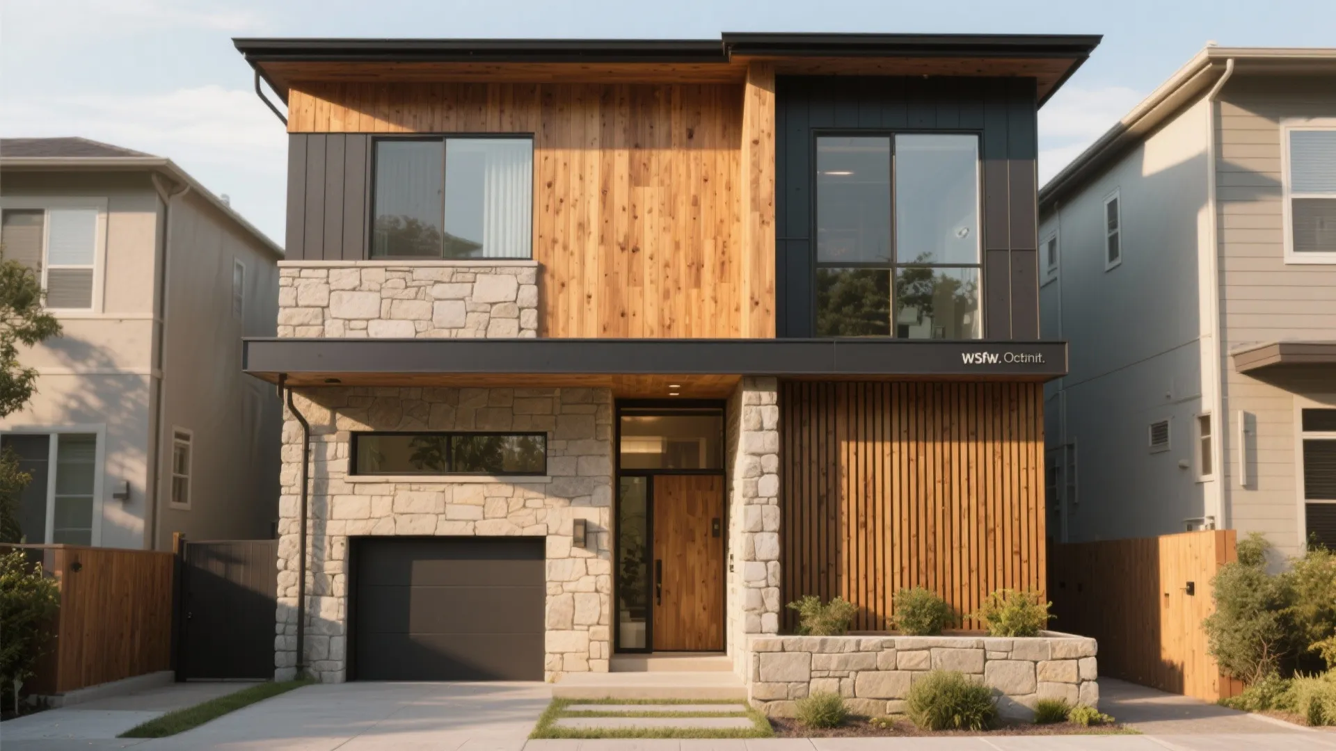 Timber-and-Stone: Warmth Without Bulk