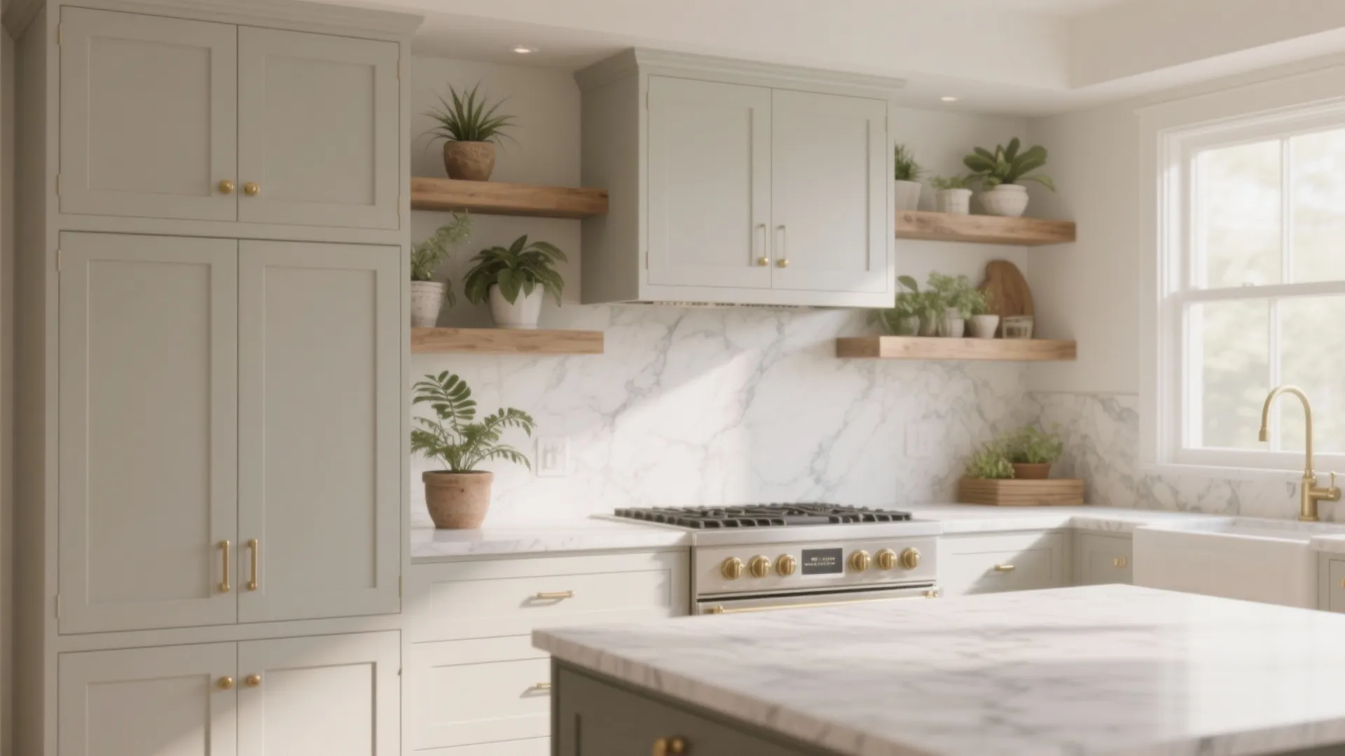 1. Timeless Neutrals: Warm White and Soft Greige