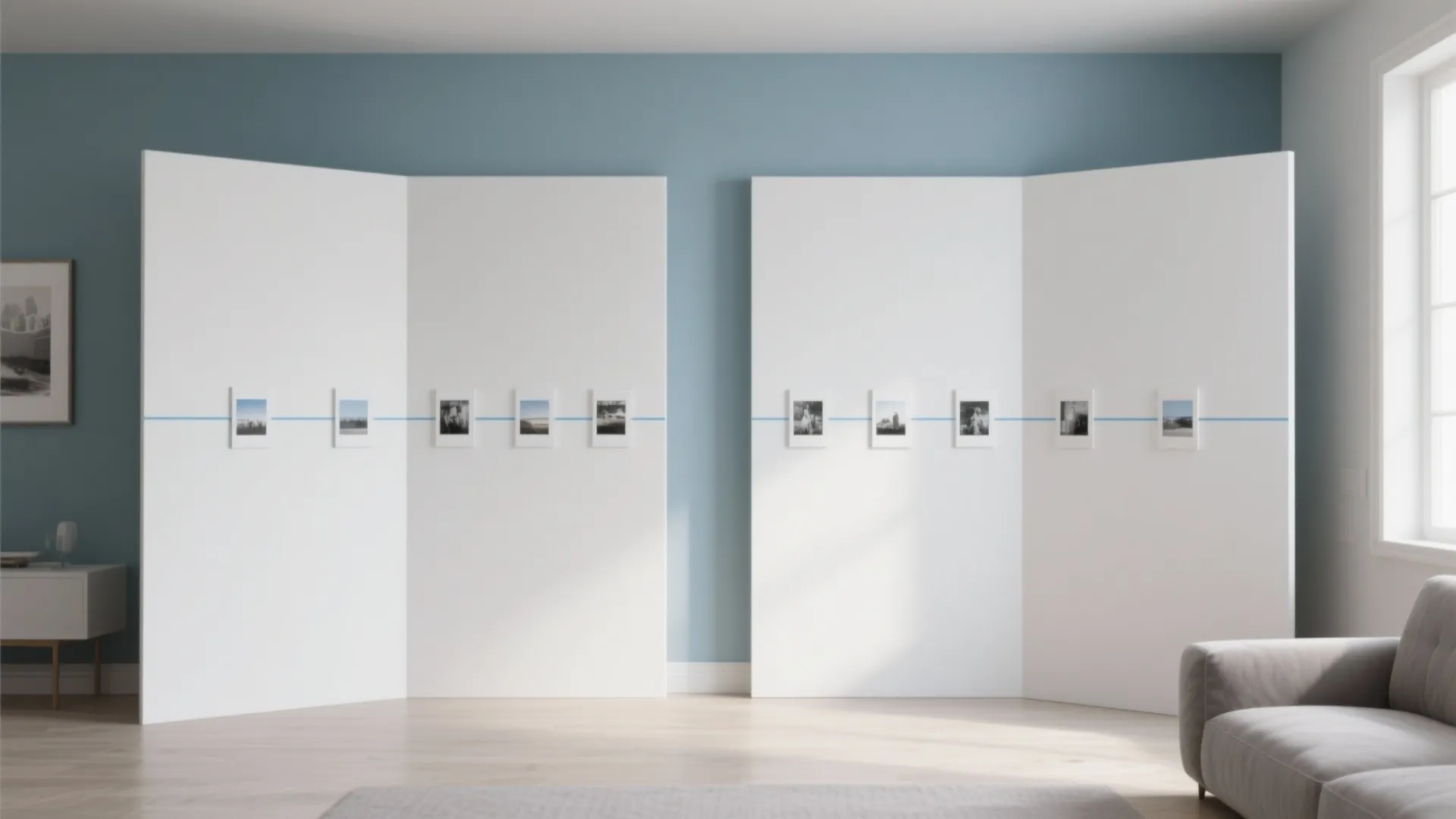 Minimalist Milestone Timeline Backdrop