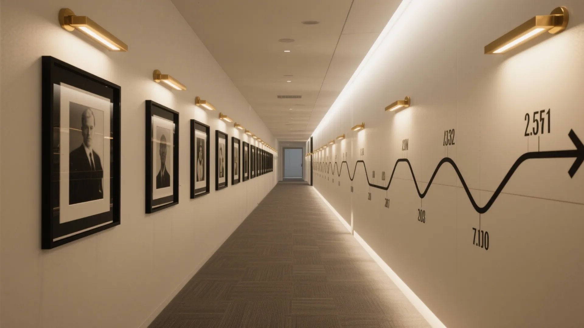 Timeline Corridor Wall
