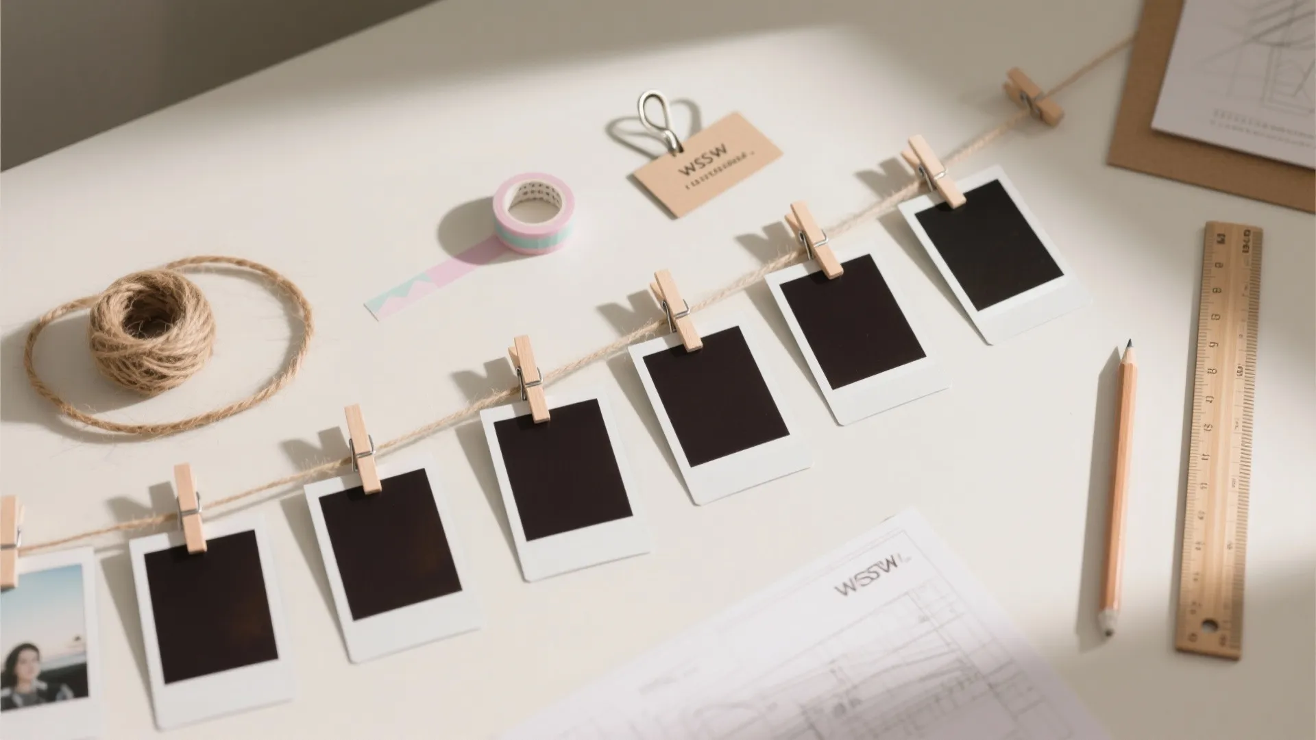 Milestone Photo Timeline Wall