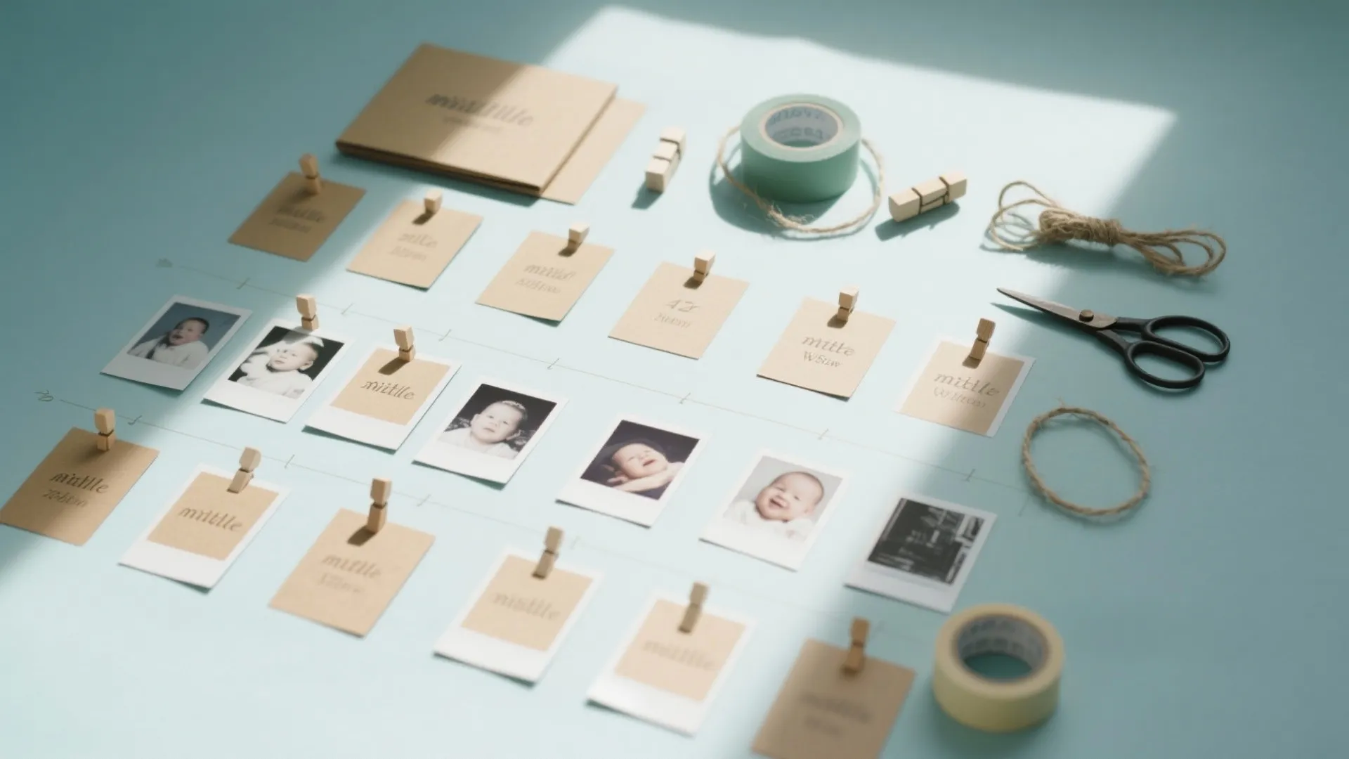 Photo Timeline and Milestone Display