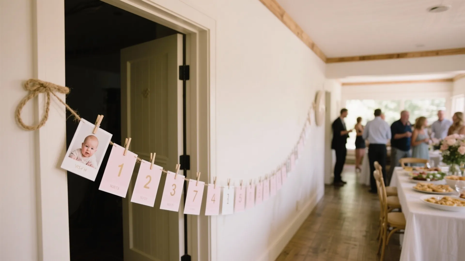 Milestone Photo Timeline Wall