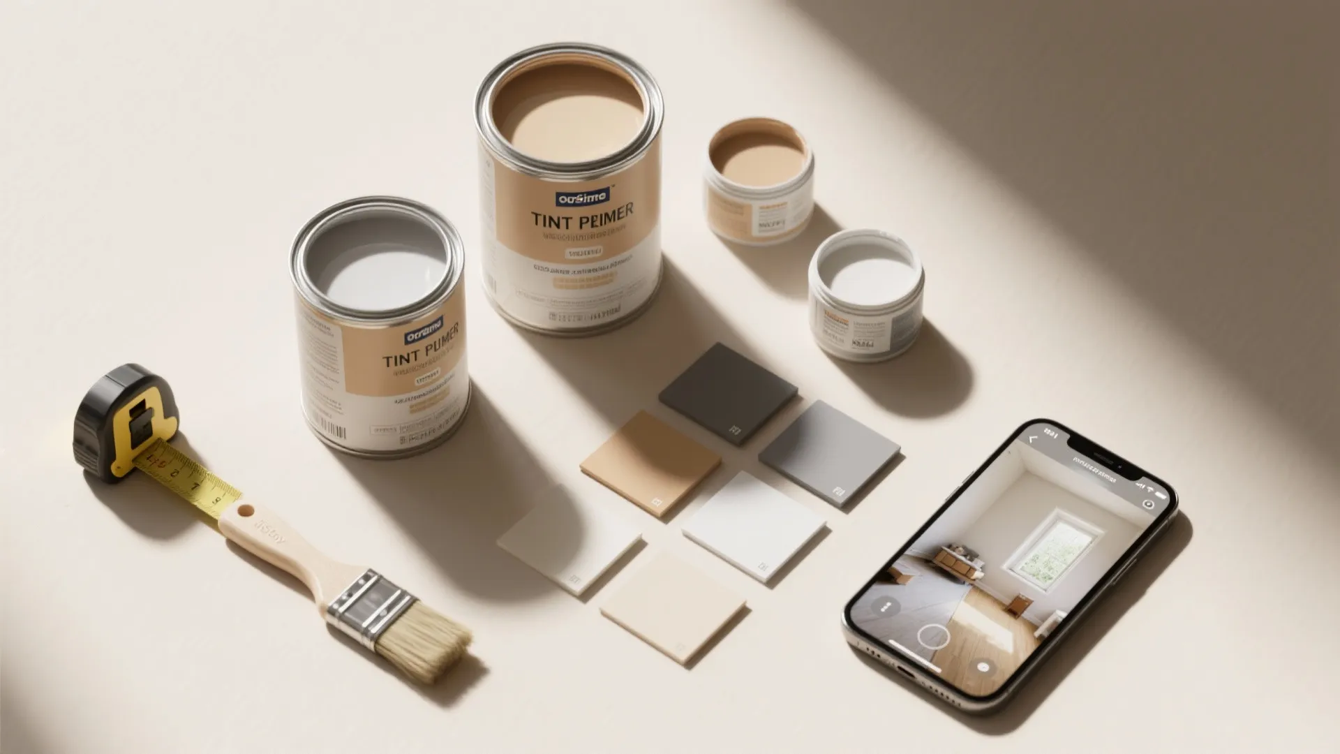 3. Try tinted primers or thin coats of the final color