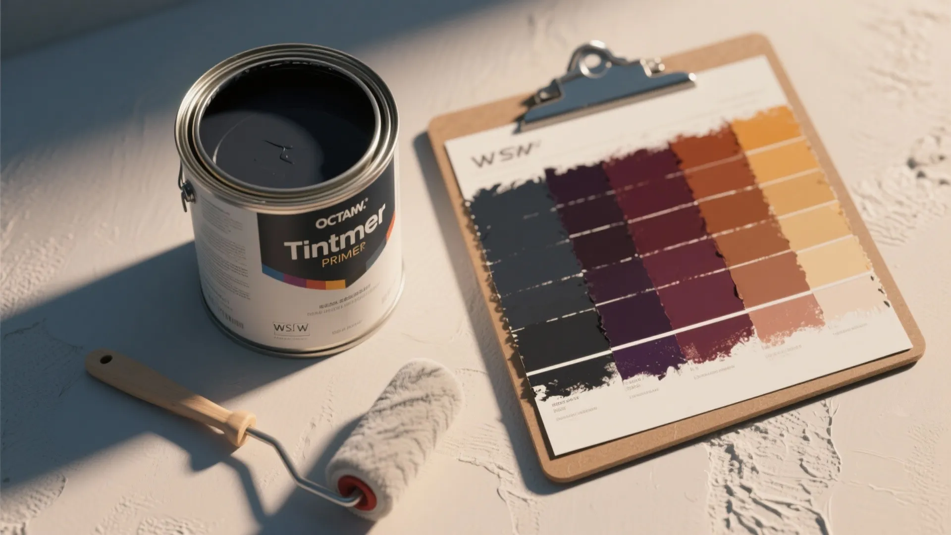 2. Use tinted primer for deep or dramatic colors