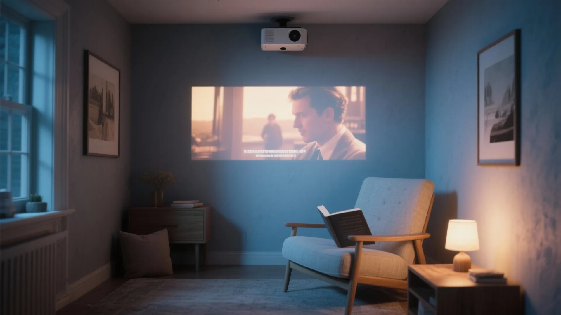 3. Subtle color-tinted walls for mood and depth