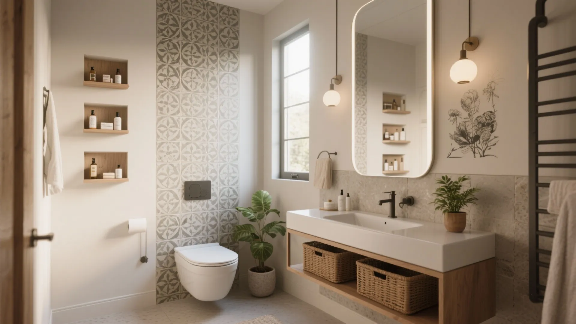 5 Small Bathroom Wall Ideas: Creative wall ideas for small bathrooms that maximize style and function