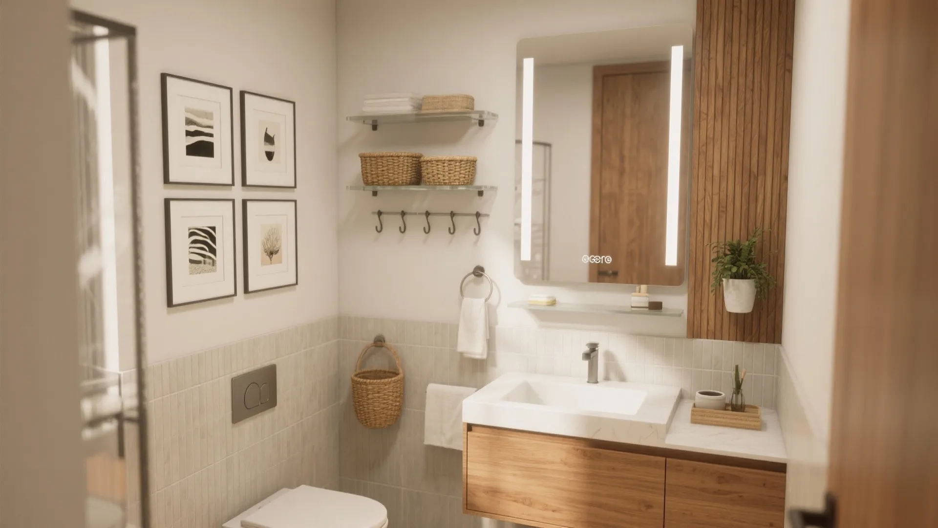 5 Bathroom Wall Hanging Ideas for Small Spaces: Practical, stylish wall decor tricks I use in small bathroom makeovers