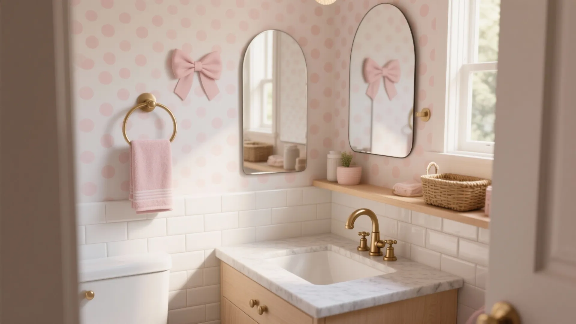 Minnie Bathroom Decor: 5 Cute Ideas: Fun, space-smart Minnie-themed bathroom inspirations for small spaces, with real-case tips from a designer