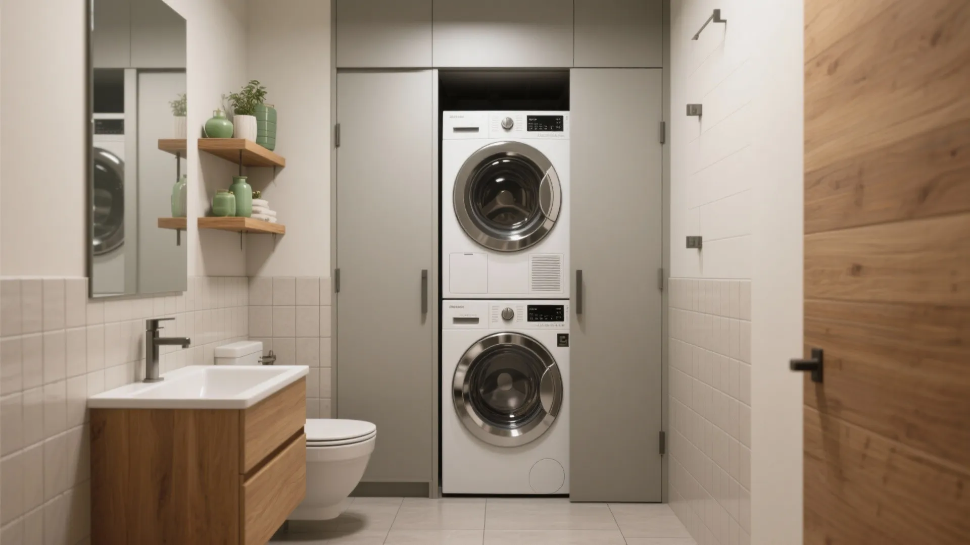 Half Bath Laundry Room Ideas: 5 Small-Space Designs: Practical, budget-aware ideas to fit a washer into a half bath without sacrificing style