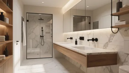 Bathroom Floor and Decor: 5 Small-Space Ideas