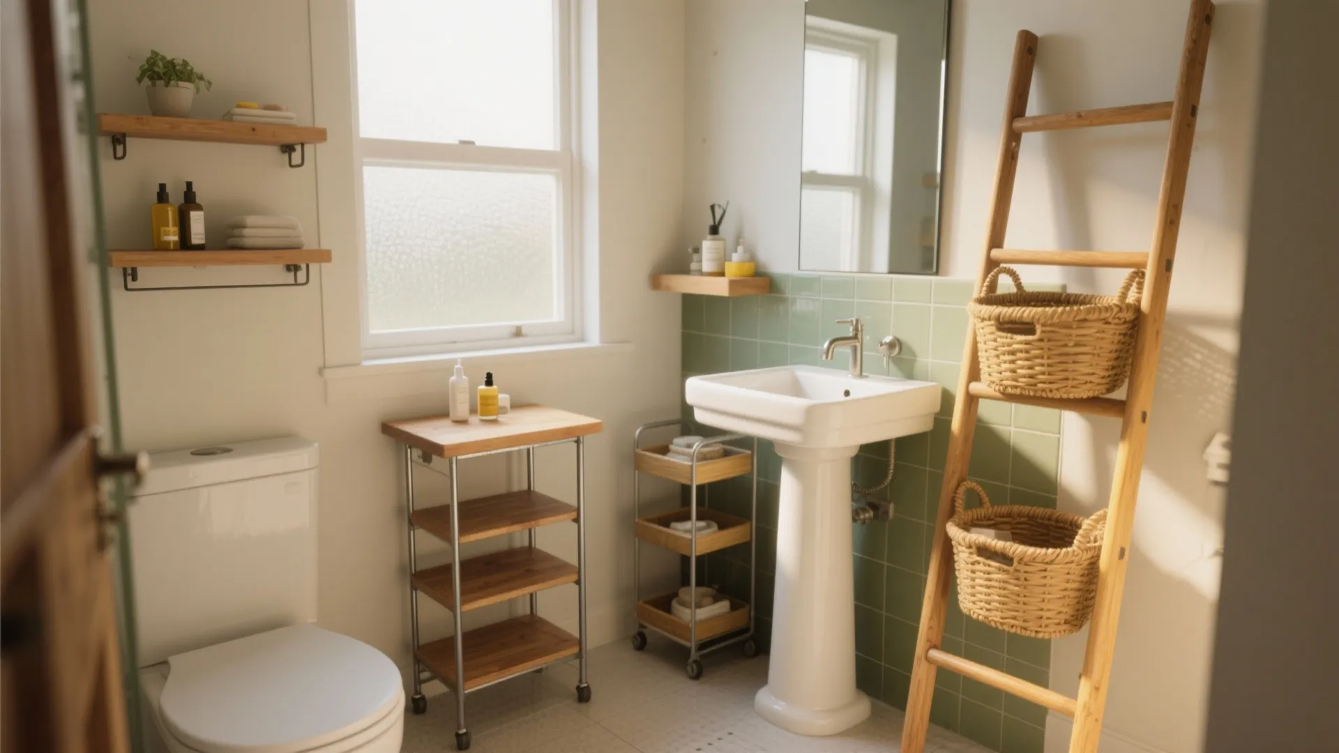 Small Bathroom Side Table: 5 Practical Ideas: Space-saving small bathroom side table ideas I use in tiny baths — real projects, budget tips, and quick styling hacks.