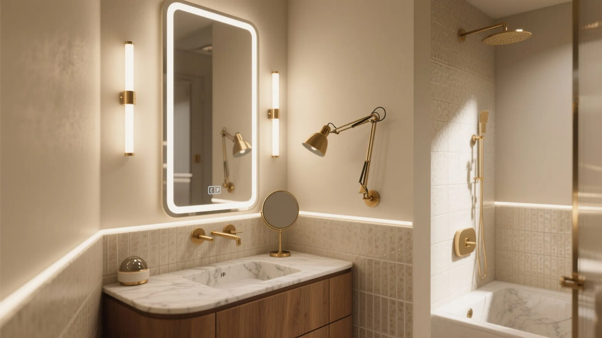 Bright Ideas: 5 Bathroom Wall Light Fixtures: Small tweaks, big glow — five bathroom wall light fixture ideas from a decade of design