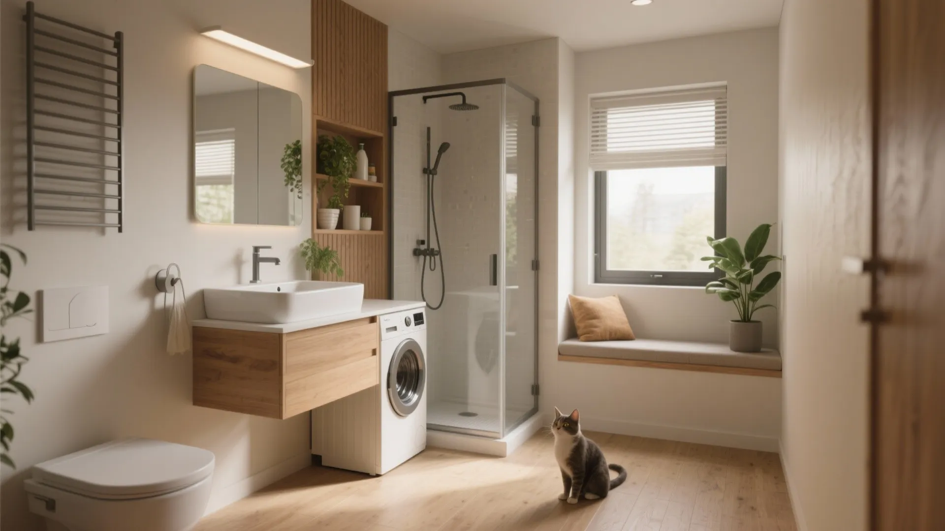 Wall-Mounted Sinks: 5 Small-Bathroom Ideas: Space-saving wall mounted sinks and creative layouts for tiny bathrooms