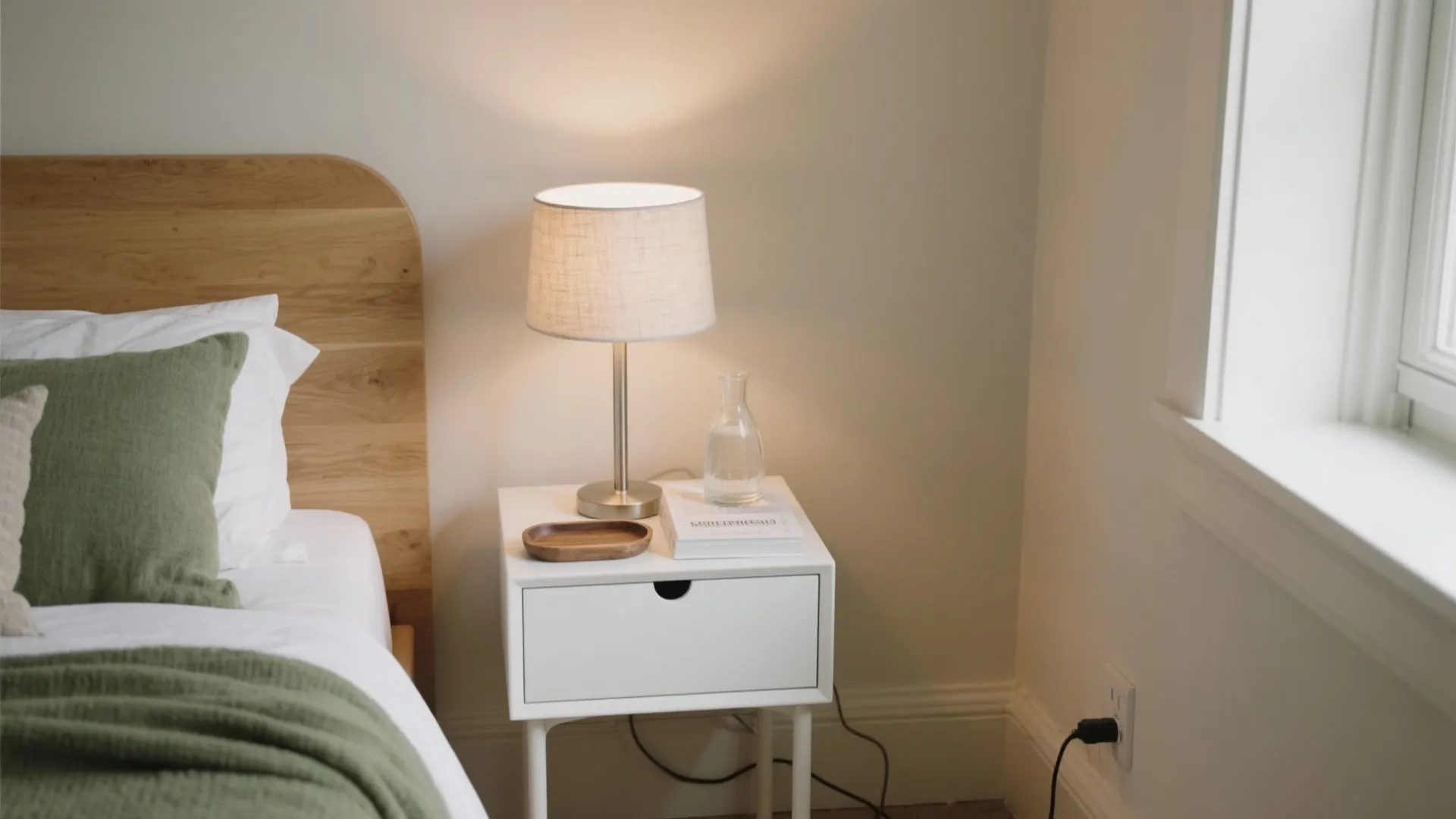 Small Bedside Table with Lamp: Stylish Solutions for Tiny Bedrooms: Fast-Track Guide to Maximizing Style & Space with a Small Bedside Table and Lamp