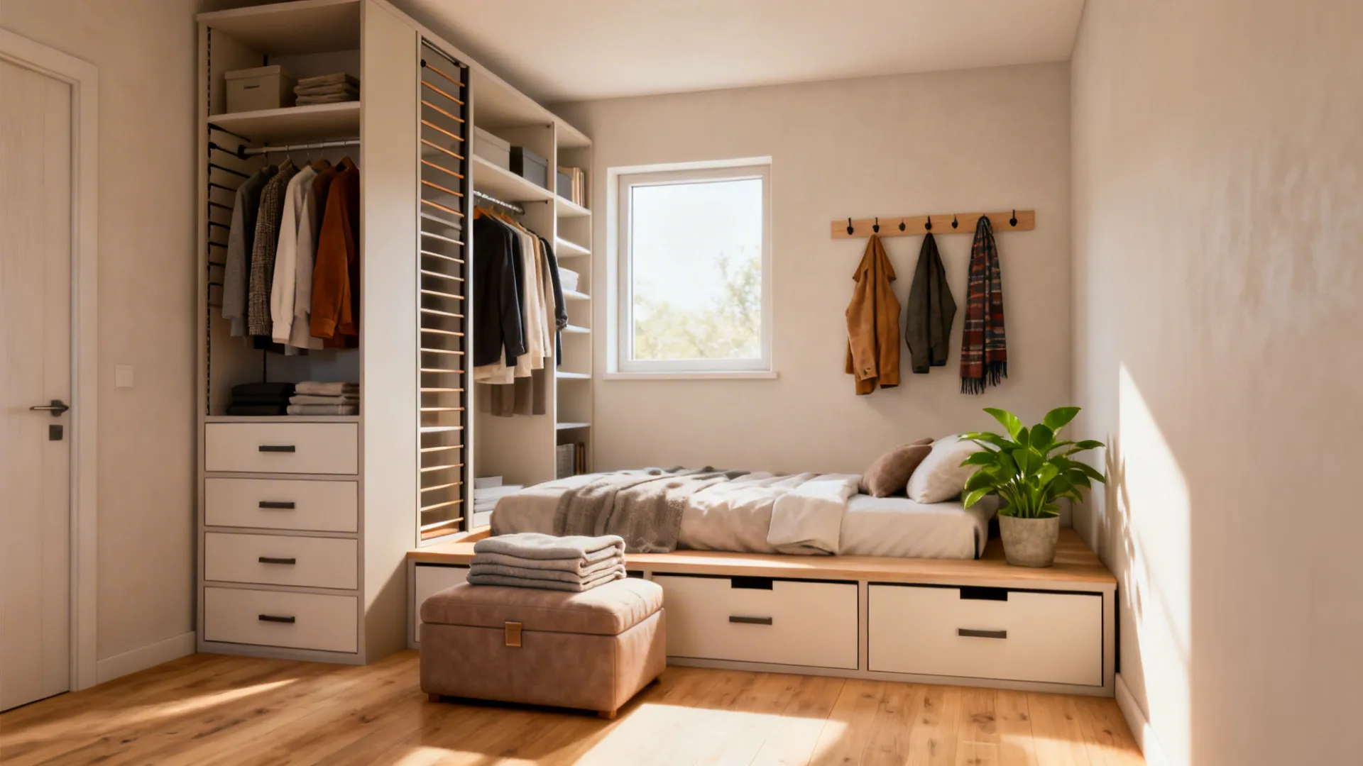 5 Clothing Storage Ideas for Small Rooms