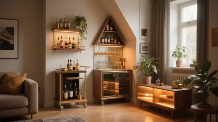 Bar Cart Small Space: 5 Smart Ideas
