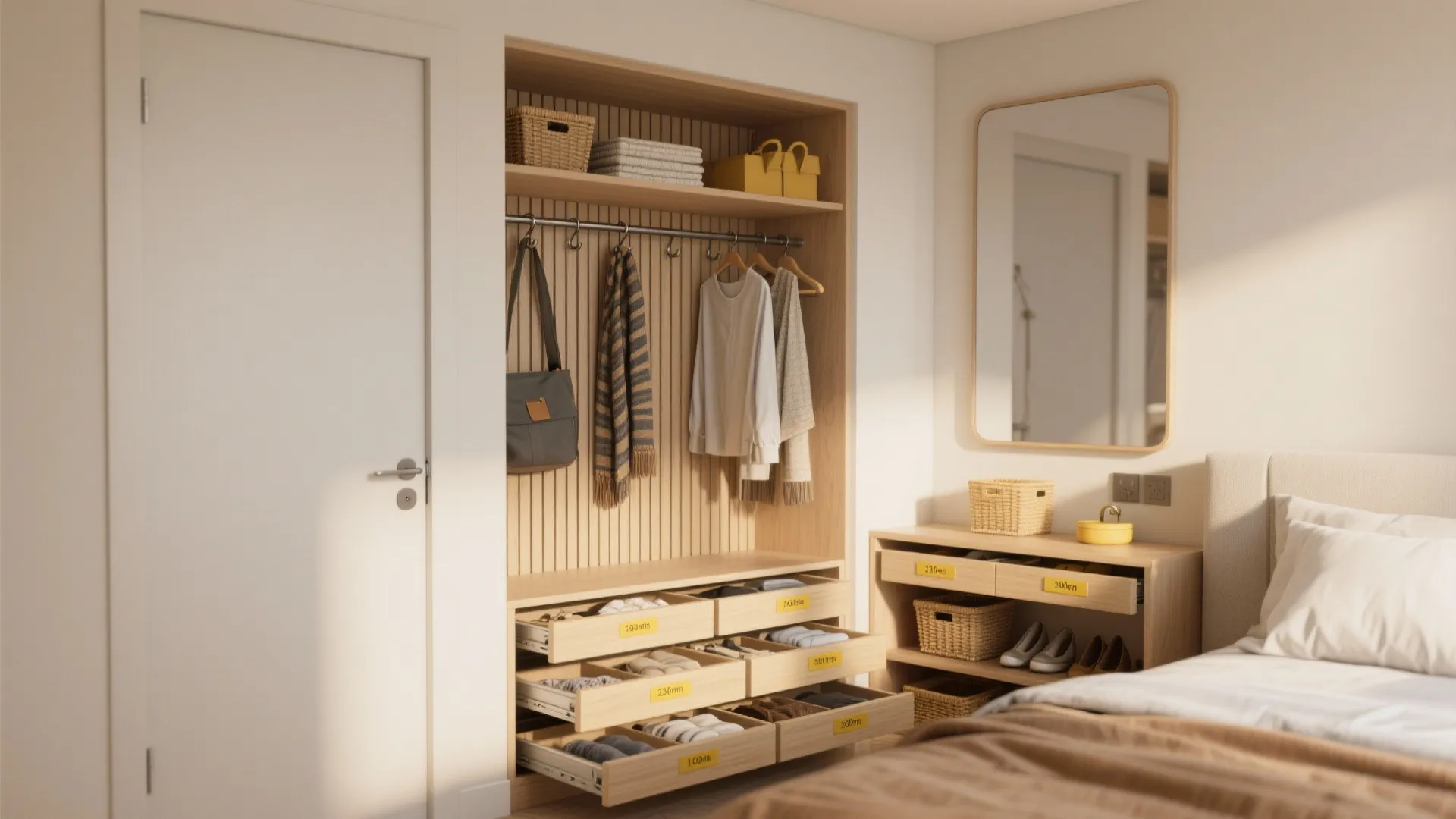 230mm x 100 Closet Ideas: 5 Small-Bedroom Solutions: Clever, real-world solutions I use when a closet is barely deeper than a broom handle
