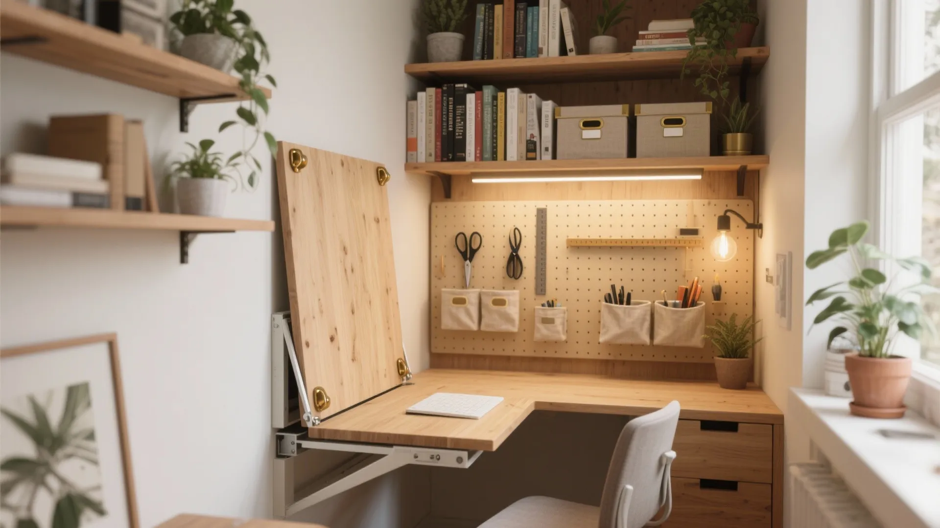 Office Craft Room Ideas: 5 Small Space Inspirations: Creative, compact and functional ideas to turn a tiny office into a craft-friendly studio